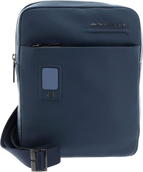PIQUADRO Borsello in Pelle Colore Blu CA1816AO/BLU : Amazon.it: Valigeria