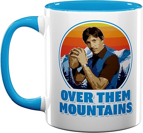 Miniatura 2 de Taza divertida, taza del tío Rico, taza sobre las montañas, divertida taza de regalo, regalo para los fanáticos de Napoleón Dynamite (11 onzas azul)