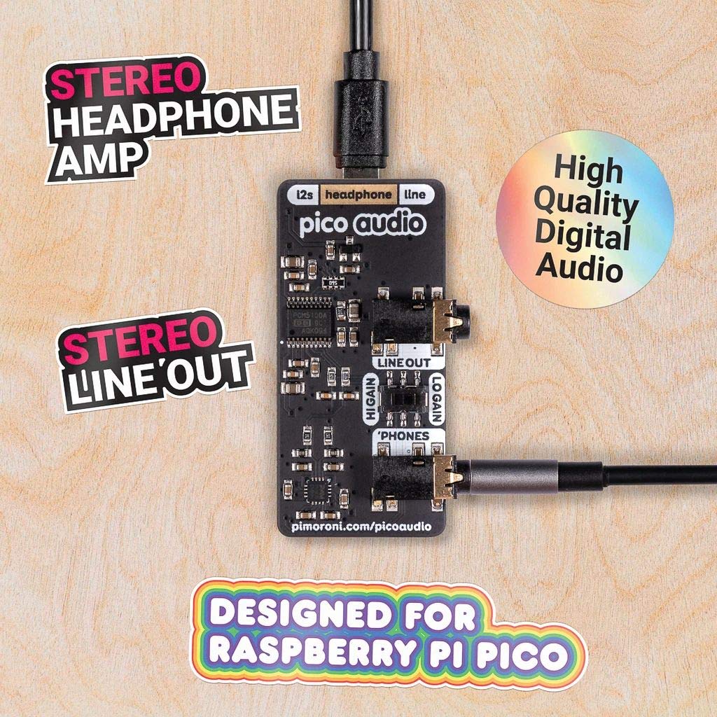 Amazon.co.jp: Pimoroni Pico Audio Pack for Raspberry Pi Pico