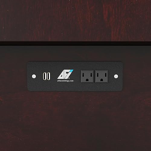 Miniatura 20 de AFI, Nantucket Murphy - Cómoda de cama con colchón plegable de espuma viscoelástica de 6 pulgadas, estación de carga integrada y cajón de