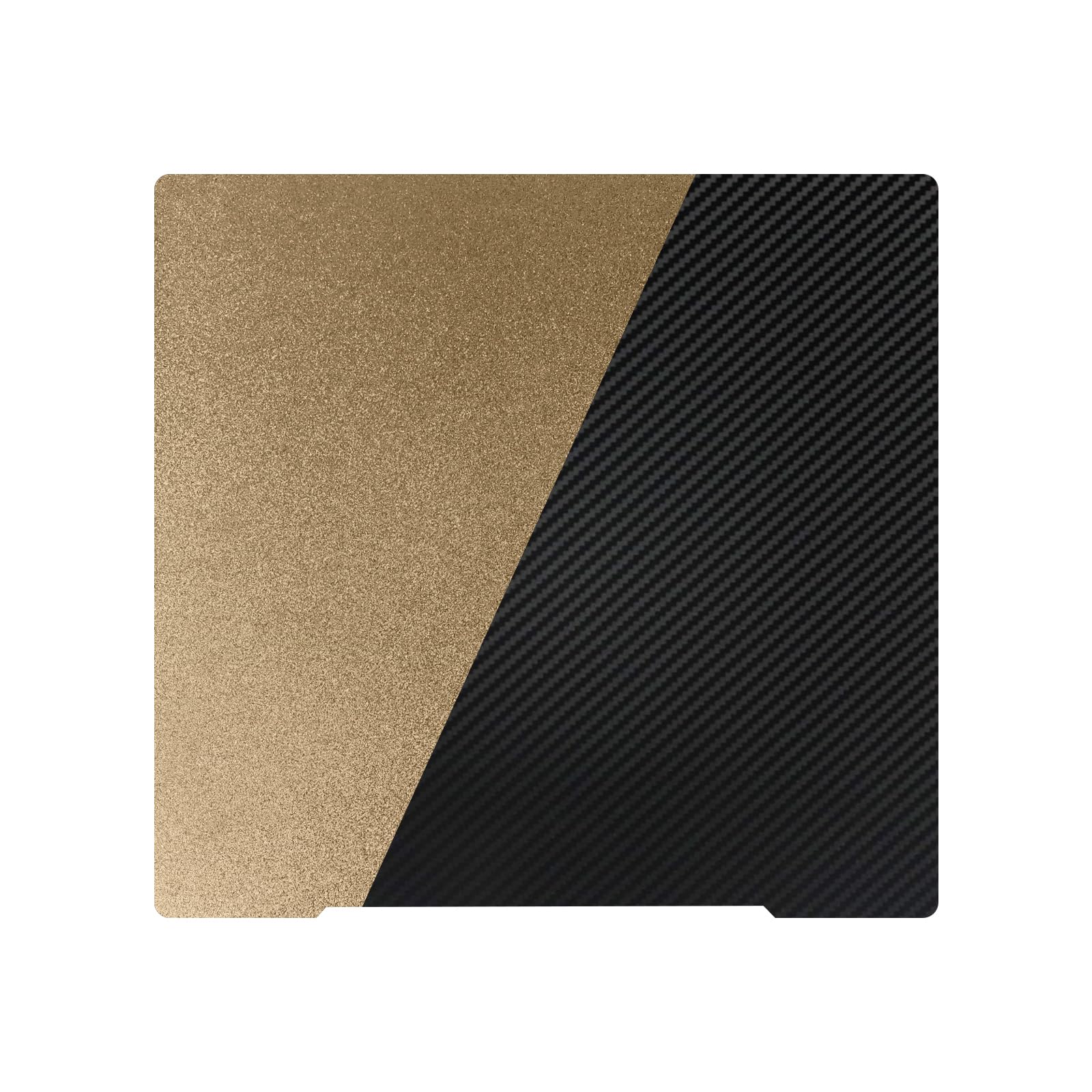 Piastra di stampa PEI in acciaio a molla bifacciale da 257 x 257 mm per