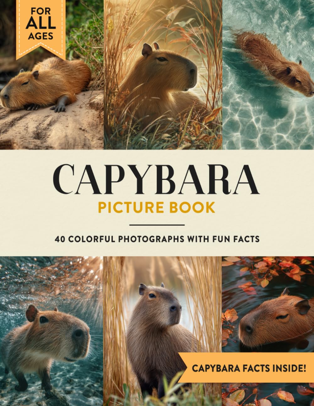 Capybara Picture Book: Learn All About Capybaras with Fun Photos and Capybara Facts for Kids & Adults