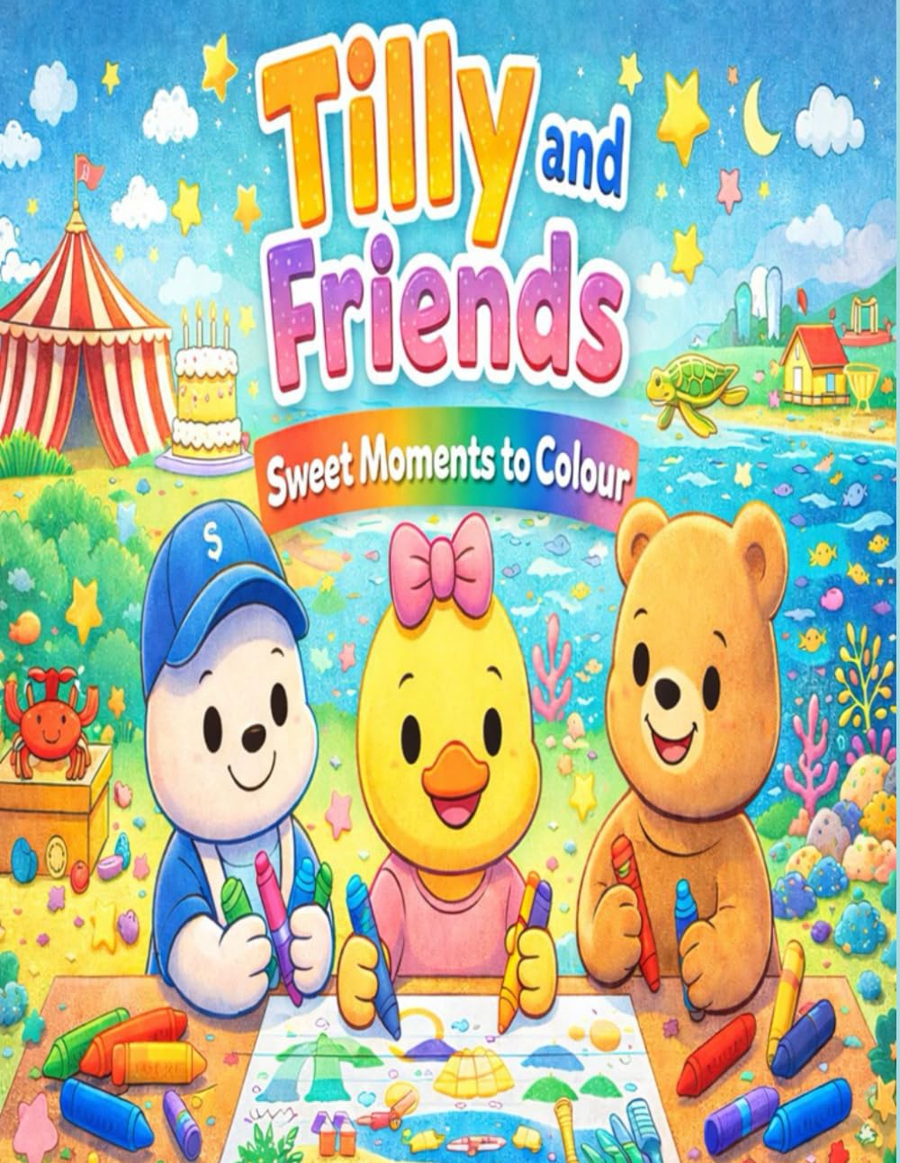 Tilly and Friends: Colouring Book: Sweet Moments To Colour