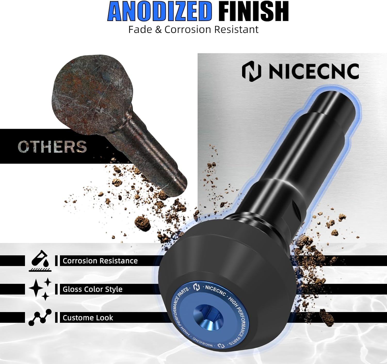 Engine Guard Crash Protector Kit Compatible with Suzuki DR650 1996-2005