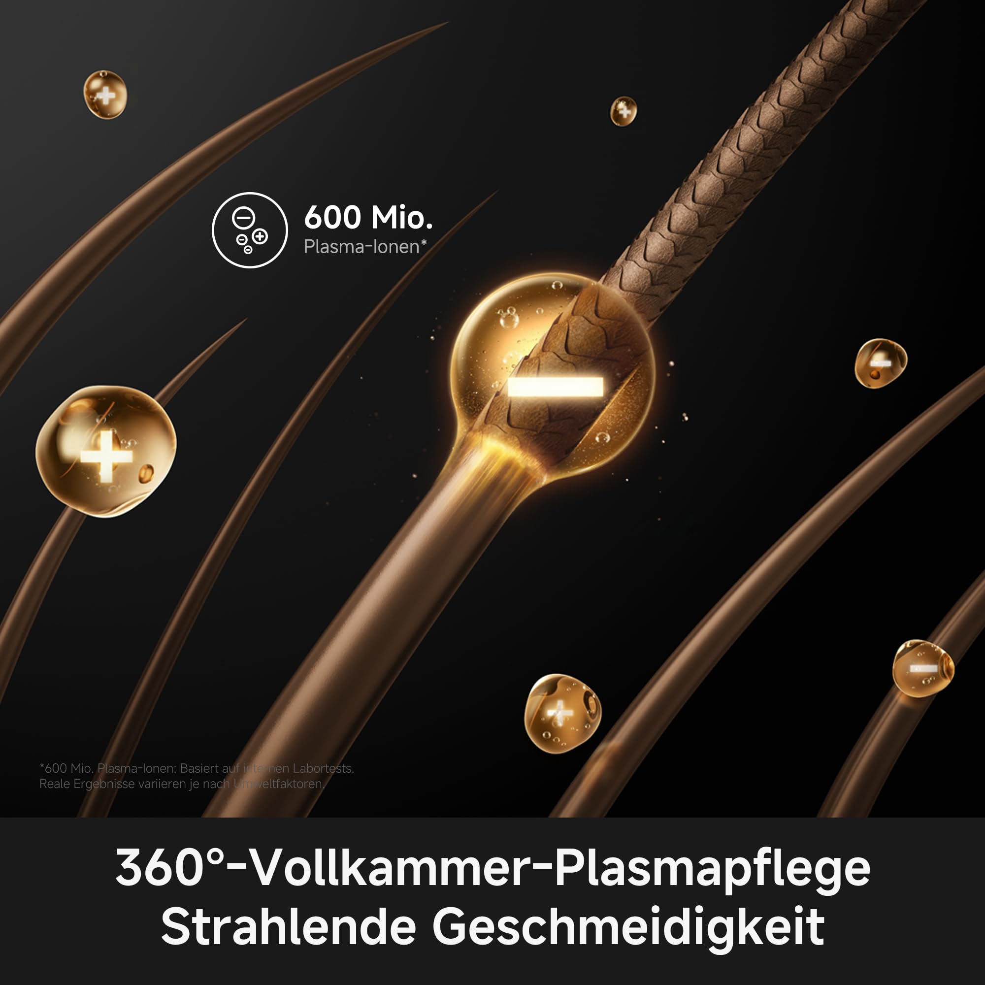 MOVA Aero C Hochgeschwindigkeits-Haartrockner | C-förmigem DualForce-Zyklon,GlossFlow C-Kammer, sanftem Wide-Flow-Trocknen, Dual-NTC, 360°-Plasmatechnologie,3-Düsen-Styling