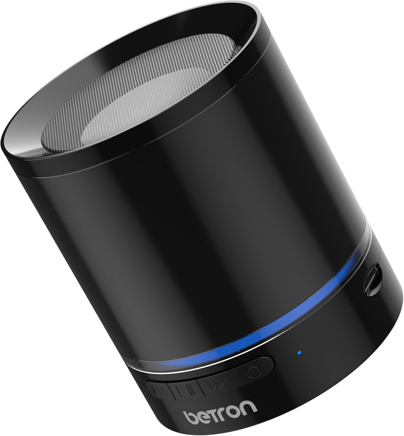 Betron Portable Small Bluetooth Speaker Wireless with Aux for Travel Home iPhone Samsung Phone Tablet Built-In Microphone Rechargeable