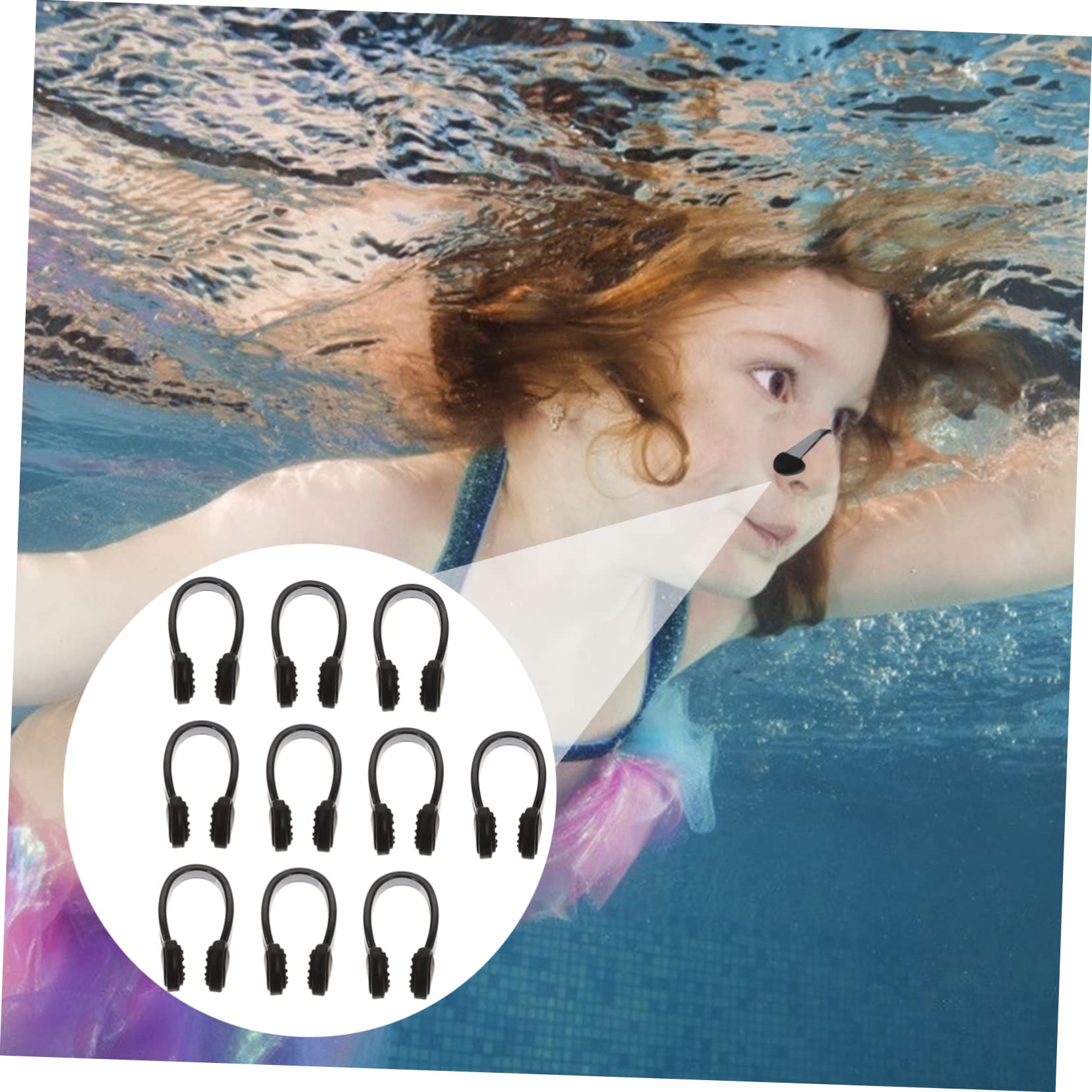 Kisangel 30stücke Teiliges Schwimm-nasenklammern Praktische Nasenclips Für Wasserschutz Für Schwimmanfänger Und Erwachsene Weiches Und Wiederverwendbares Material Komfortabel Und