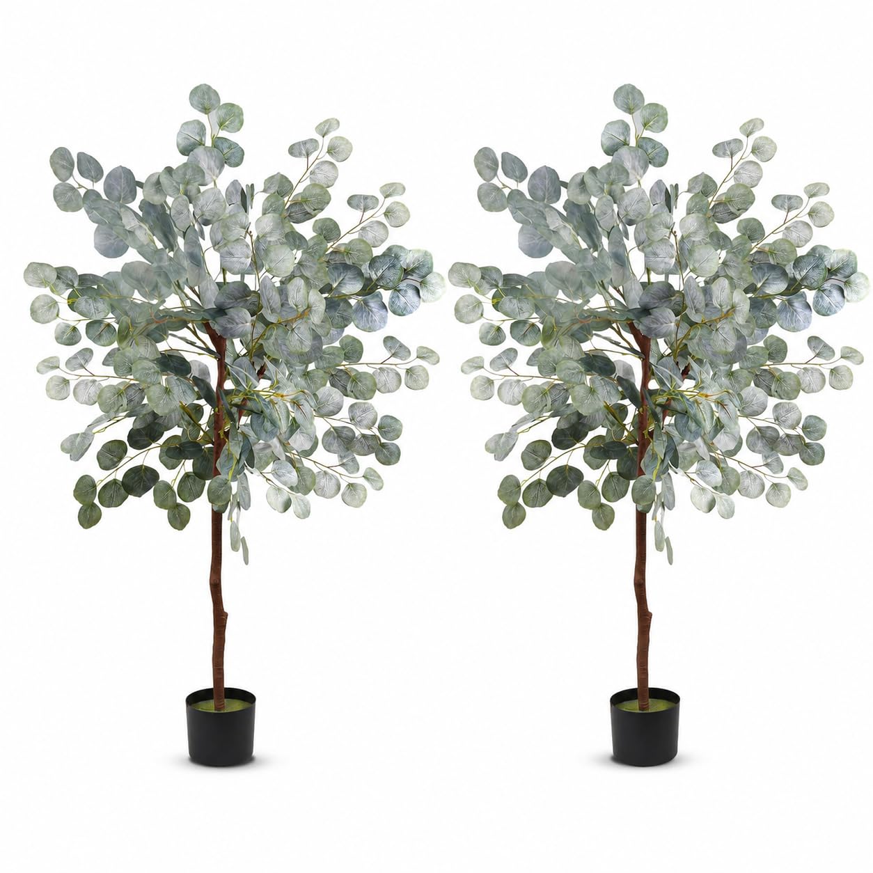 NOXINDA Artificial Eucalyptus Trees 4FT 2 Pack