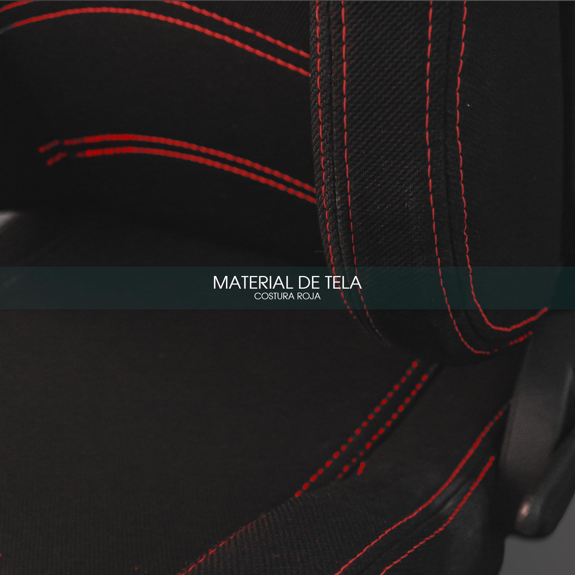 MODAUTO Asiento Deportivo Coche,Semibaquet Ajustable,de Tela,Adaptable para Coches,Ríeles incluidos,Conductor y Pasajero, para Coche y Simulador de Conducción,Modelo M-N190L,Negro Logo