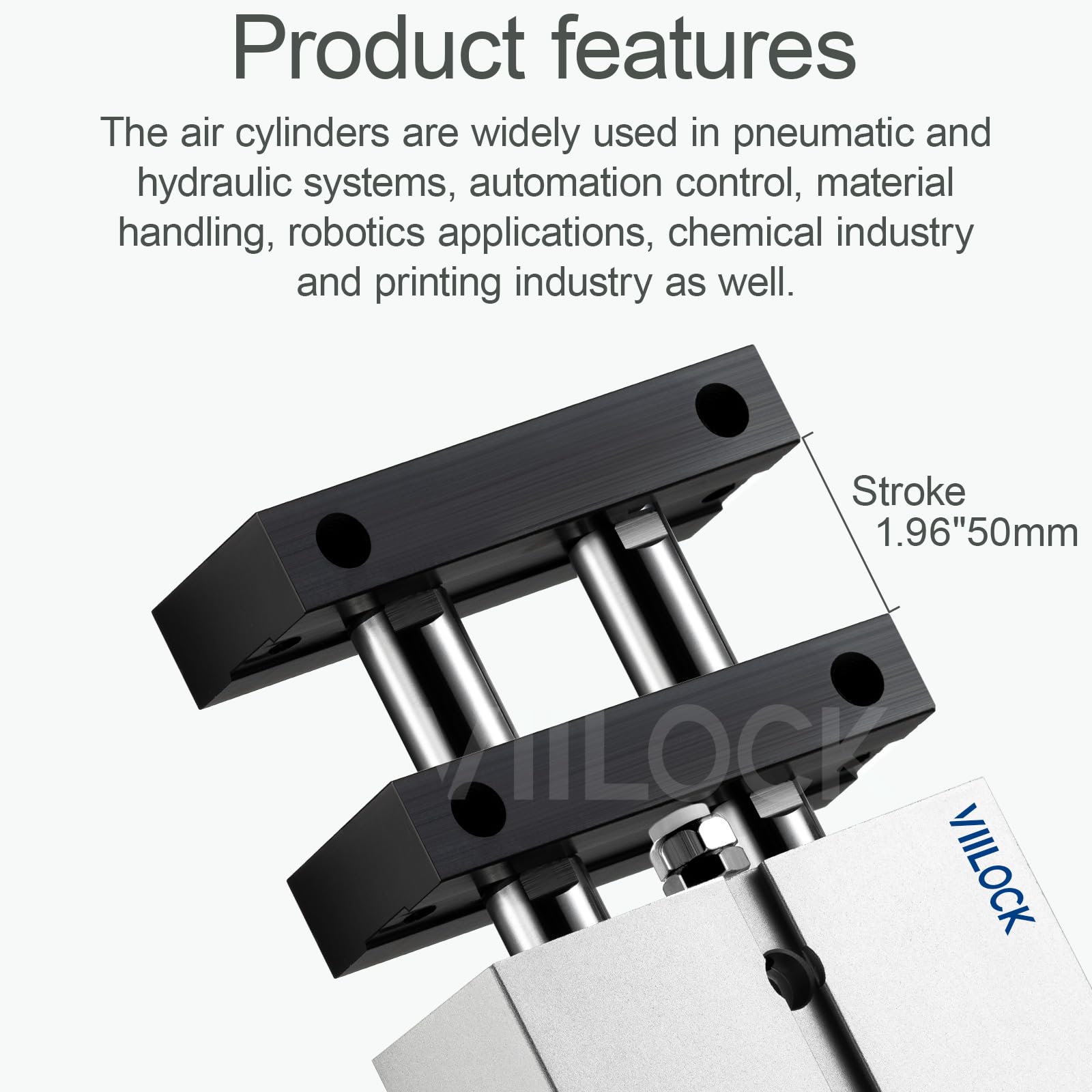 VIILOCK TN32x50 Double Action Air Cylinder -3