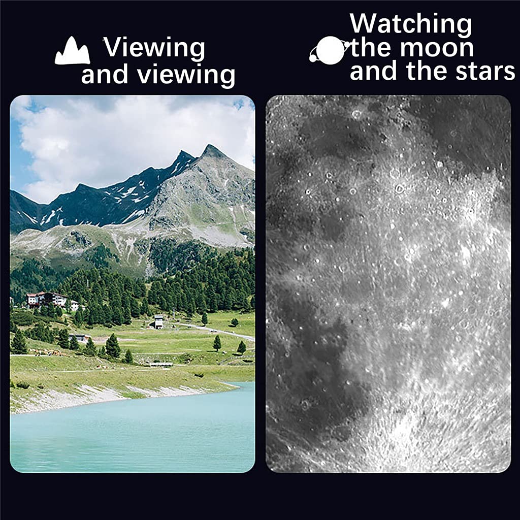 Teleskop z zoomem HD 15X-150X refrakcyjny teleskop do astronomii kosmicznej monokularowy luneta podróżna ze statywem