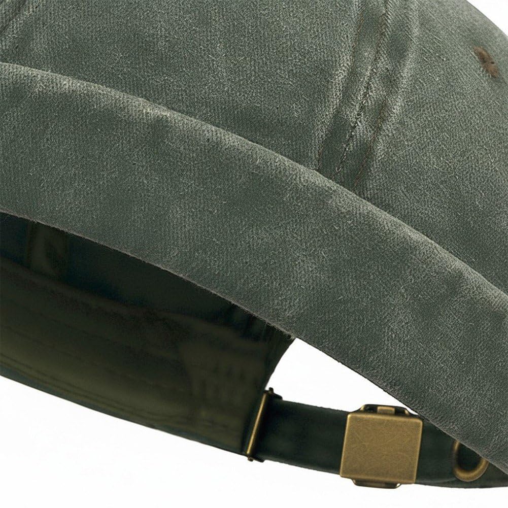 Męska czapka bez brzegów z spranej bawełny - vintage dokerka czapka beanie, podwinięty mankiet, czaszka, miękka, rozciągliwa, do noszenia na co dzień