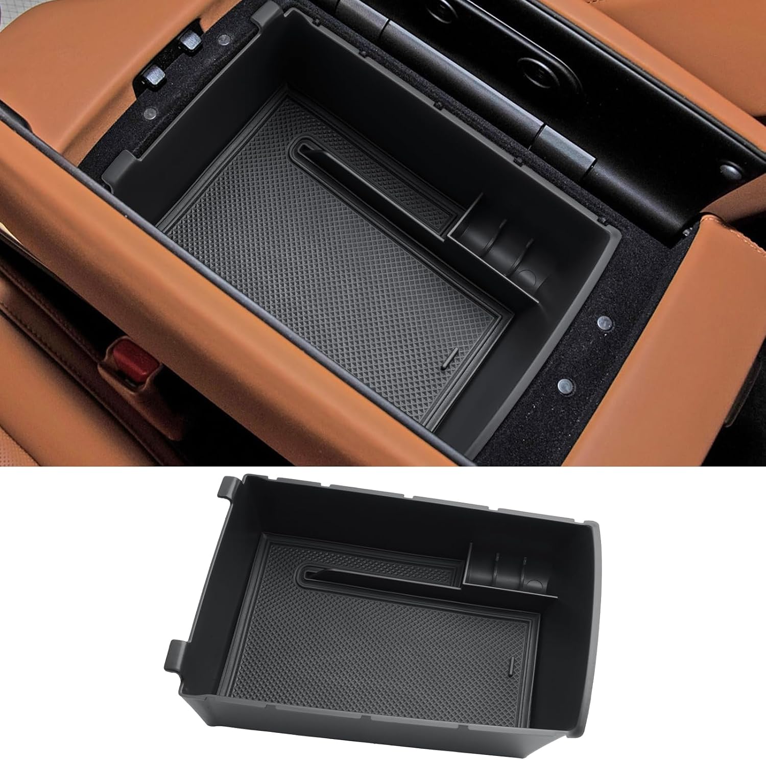 CDEFG for 2025 2026 2027 Genesis GV80 Center Console Organizer for Genesis GV80 Accessories (2025-2027) Middle Console Organizer Tray Armrest Storage Box