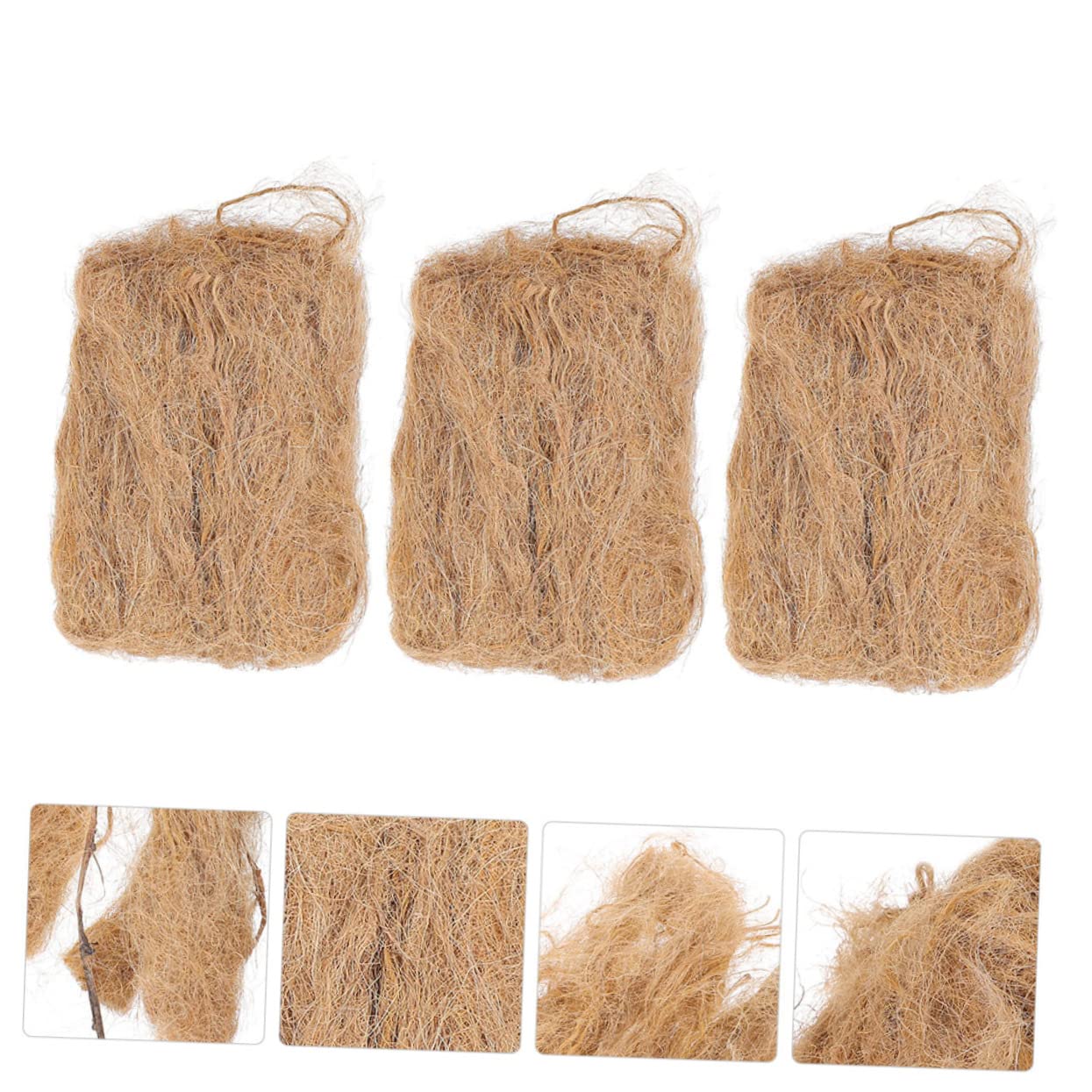 12pièces Outils Allumage Jute Naturel pour Camping Accessoires De Survie pour Allumer Facilement Le Feu Extérieur pour Toutes Conditions Climatiques