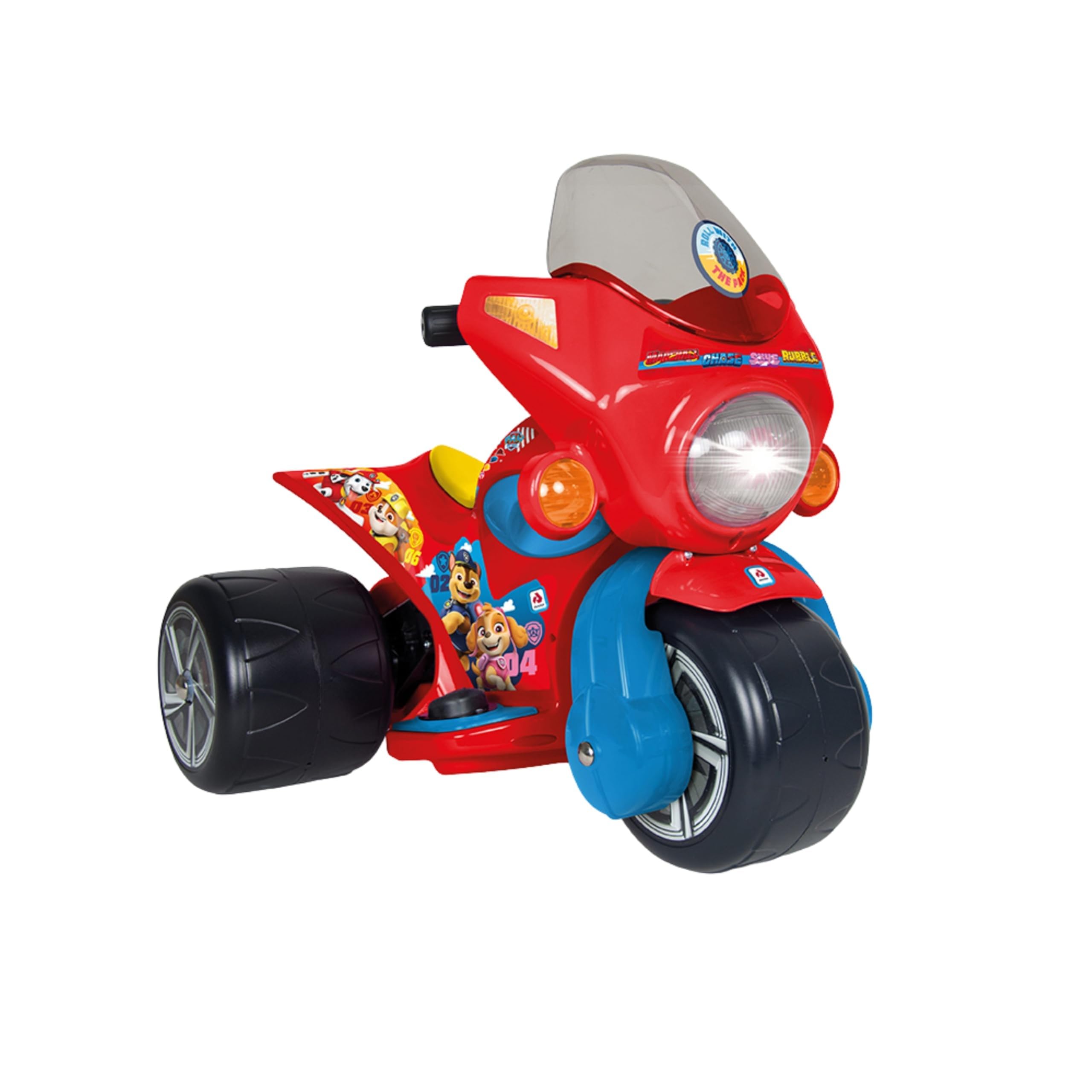Injusa 6775 Motocross Kawasaki 6V – Moto Électrique Enfant 3 Ans – Frein Électrique, Accélérateur Poignée – Roues Stables, Vitesse 5-6 Km/h