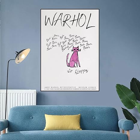 Amazon Andy Warhol アンディウォーホル猫 アートパネル ピンク 猫 ポスター ポップ アートパネル 絵画インテリア Andy Warhol アンディウォーホルウォールアートパネル 北欧 ヴィンテージ キャンバスアート 絵 アートパネルワーク 展示会 玄関 リビングと 壁 壁飾り Amazon Andy Warhol アンディウォーホル猫 アートパネル ピンク 猫 ポスター ポップ アートパネル 絵画インテリア Andy Warhol アンディウォーホルウォールアートパネル 北欧 ヴィンテージ キャンバスアート 絵 アートパネルワーク 展示会 玄関 リビングと 壁 壁飾り