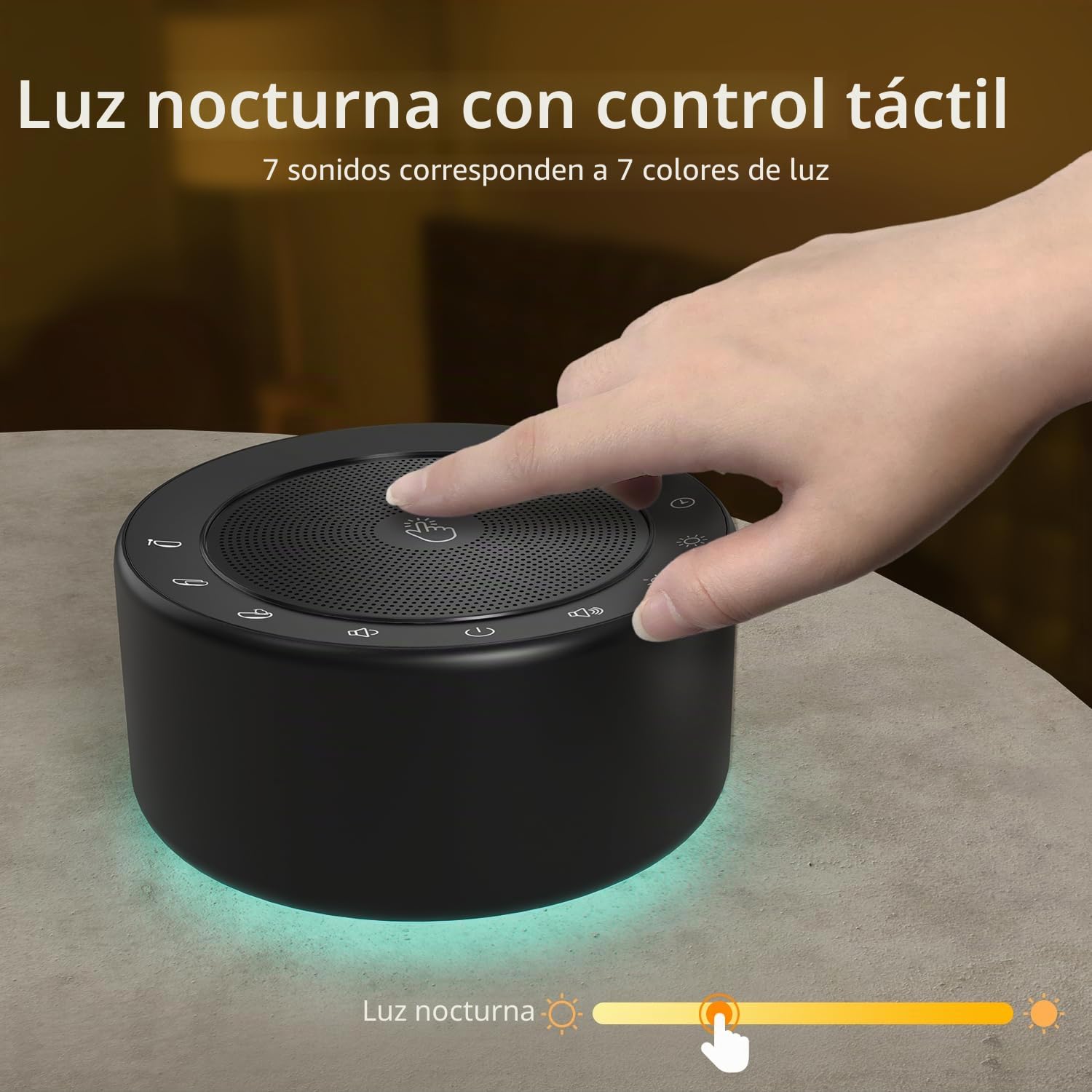 Kipcush Máquina de sonido tibetana de 7 cuencos tibetanos de diferentes tamaños para yoga, meditación, sanación de chakras, terapia de sonido y alivio del estrés, con temporizador y conexión a red