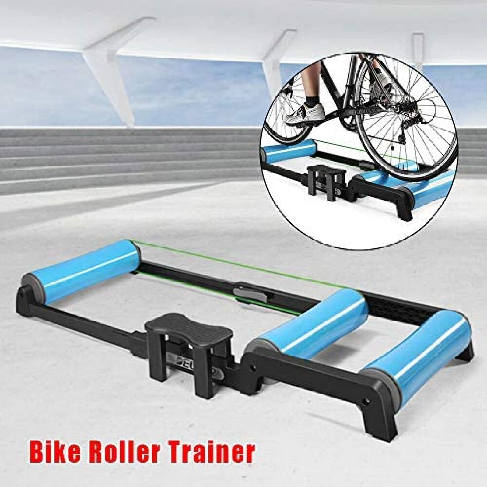 Rodillo de entrenamiento de bicicleta para bicicletas de montaña de 24 a 29 pulgadas, bicicleta estática profesional de interior, unisex, para fitness