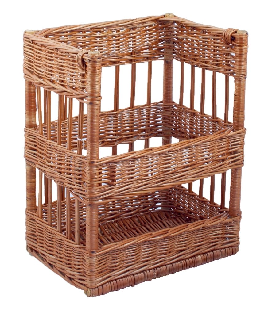 Baguettekorb rechteckig, braun, T 25cm x B 35cm x H 45cm