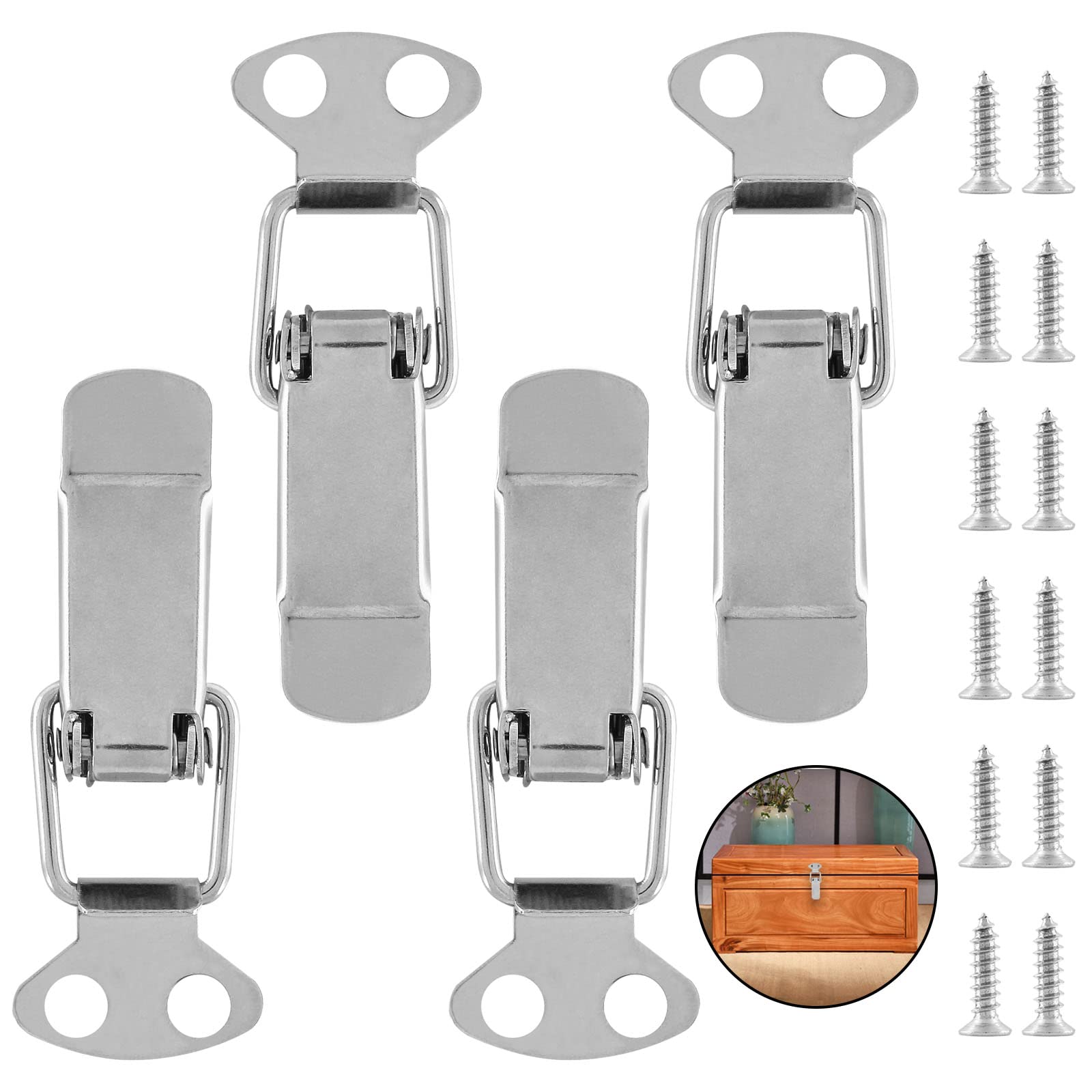 Lot De 10 Loquets à Bascule En Acier Inoxydable 201
