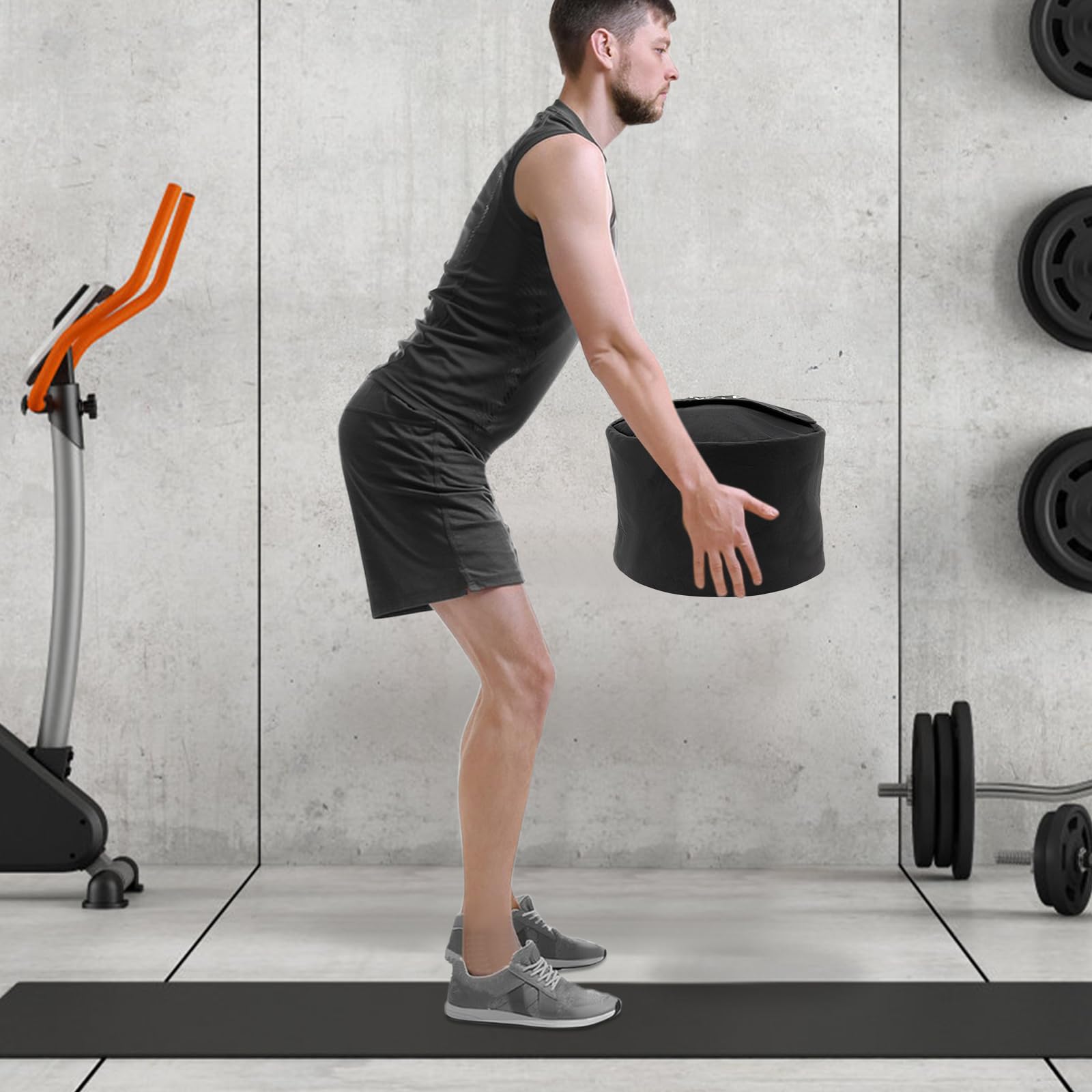 FALUSHAN Training Sandbag, Heavy Duty Workout Sandbags Fitness Weights Sandbags, Portable Design Durable Training Sandbag for Training, Lifting, Strength Training