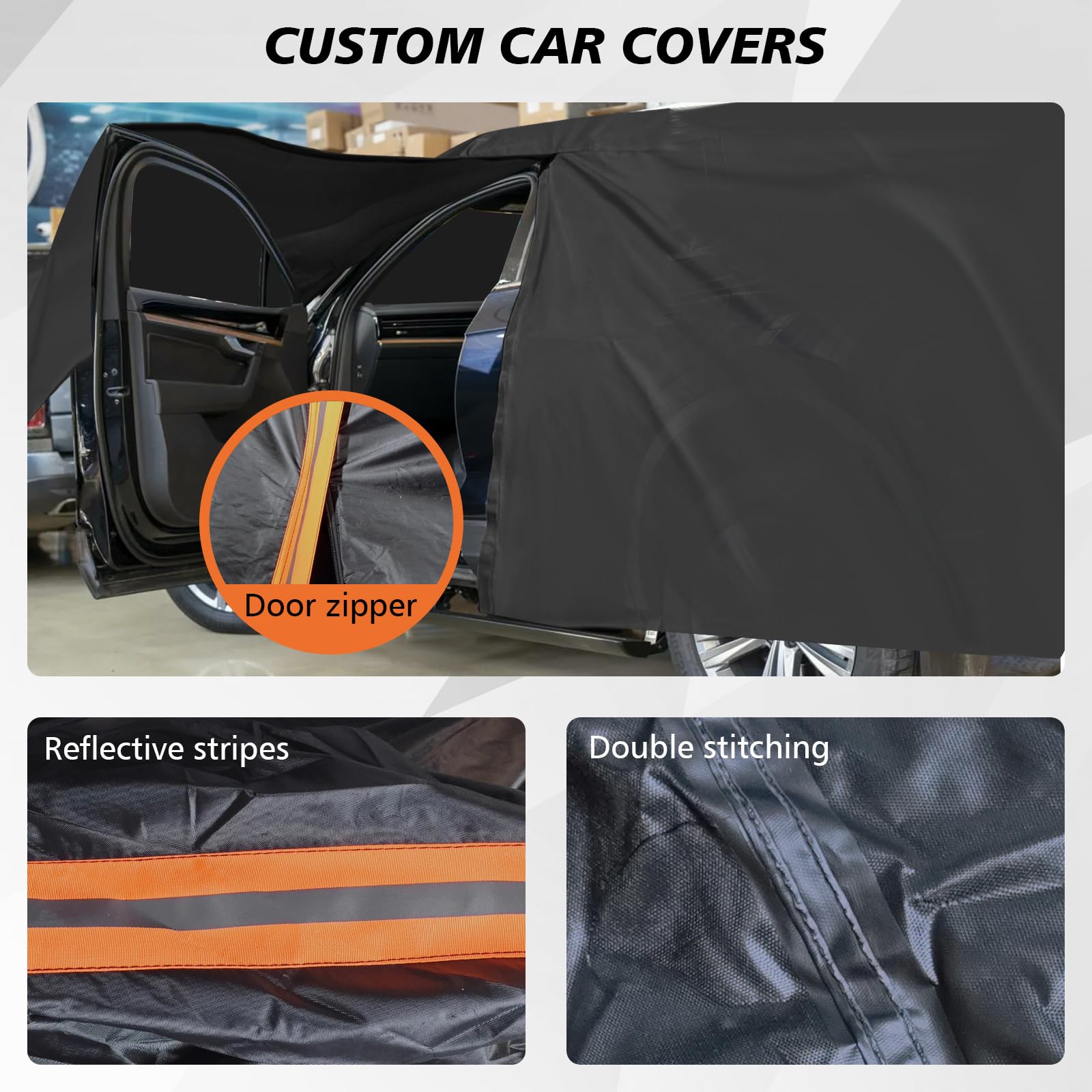 Car Cover for Mitsubishi Outlander Cover for Outlander Custom Fit Outlander Cover 2005-2025 Cover Waterproof All Weather with — view 4