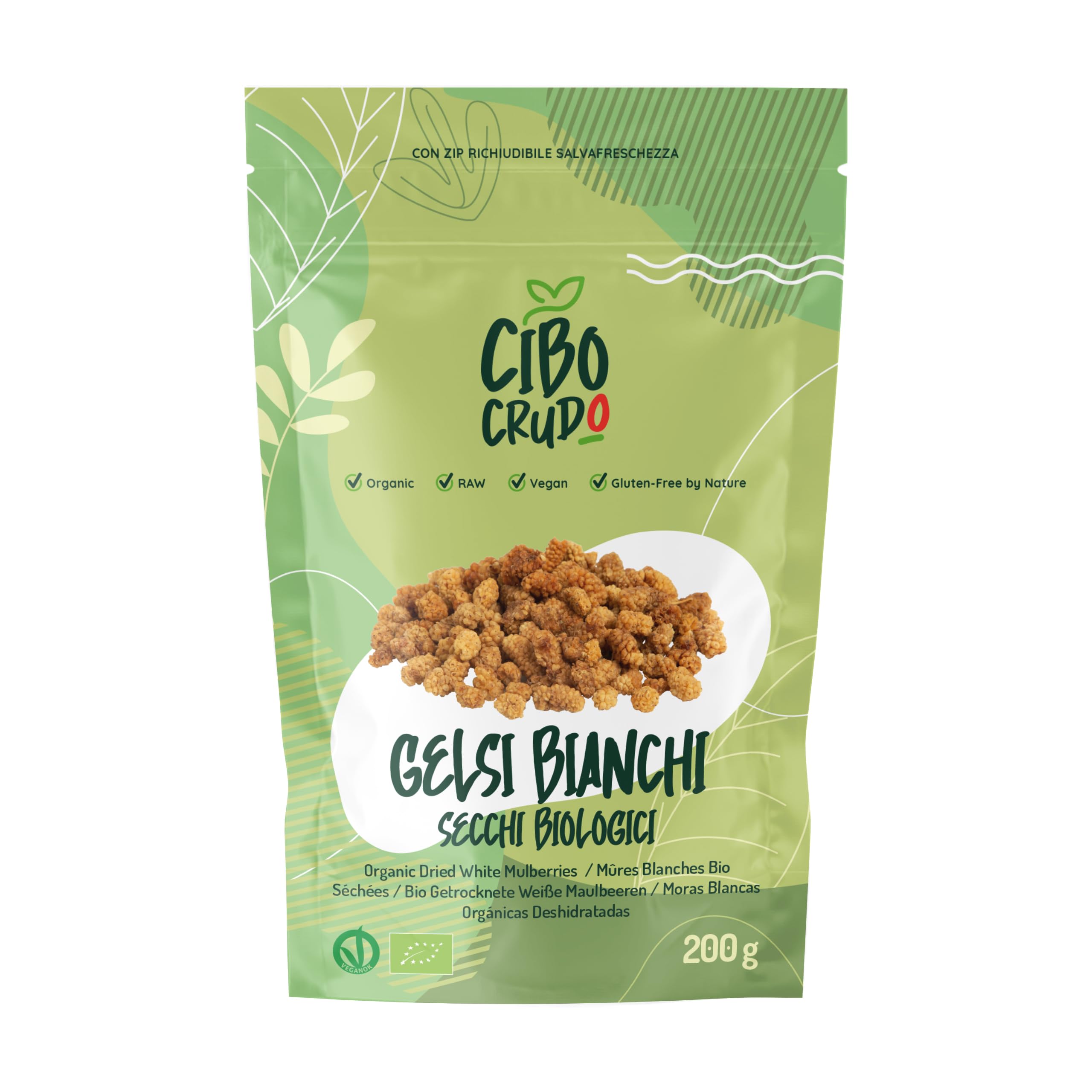 More di Gelso Bianco Biologico - 200g. Da Consumare Come Snack o in Yogurt