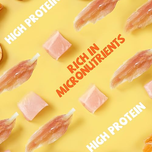 Miniatura 7 de Pawmate Dog Treats - Palitos de bacalao envueltos tiernos en pollo, sin piel cruda, con alto contenido de proteínas, bocadillos de entrenamiento