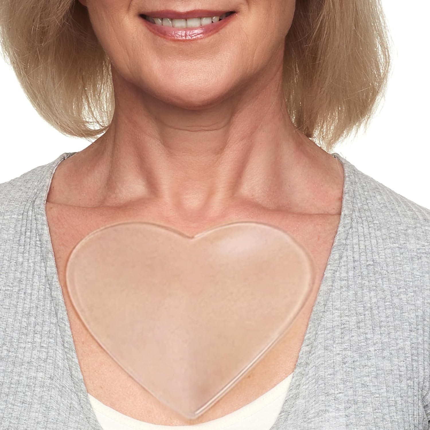 Chest Wrinkle Pads - 3-Pack Reusable Ant-Wrinkle Silicone Patches for Skin Firming,Silicone Patches Smoothing & Hydration & Skin Tightening Overnight Chest Pads (Lasts Up to 3 Months) s1