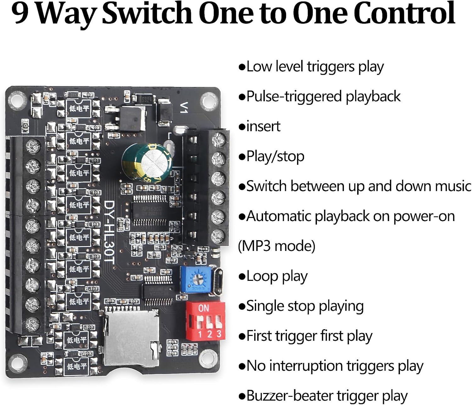 9 Way Switch One to One Control and Trigger Modes