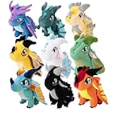 Tollion 3-Pack Cuddly Soft Plush Wings Dragon Plush Toys - Pterosaur, Flying Dragon Pillow Plushies - Gifts for Fans, Adults, Kids, Boys, Girls - 12 Inches