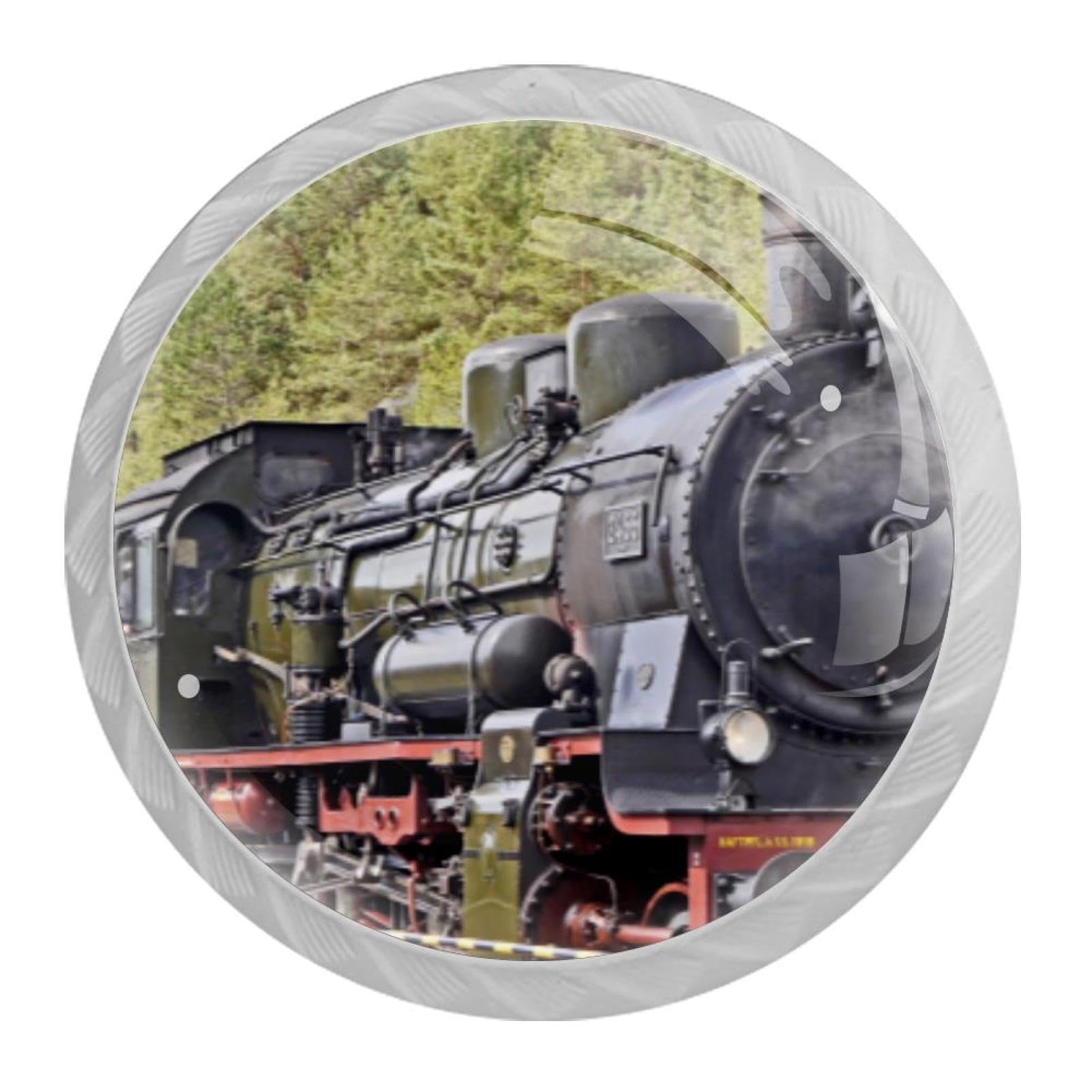 Tqmspg Multi10 4 Pieces Drawer Pulls Steam Train Door Knobs Dresser Handles For Kitchen Wardrobe Cupboard Hardware Furniture