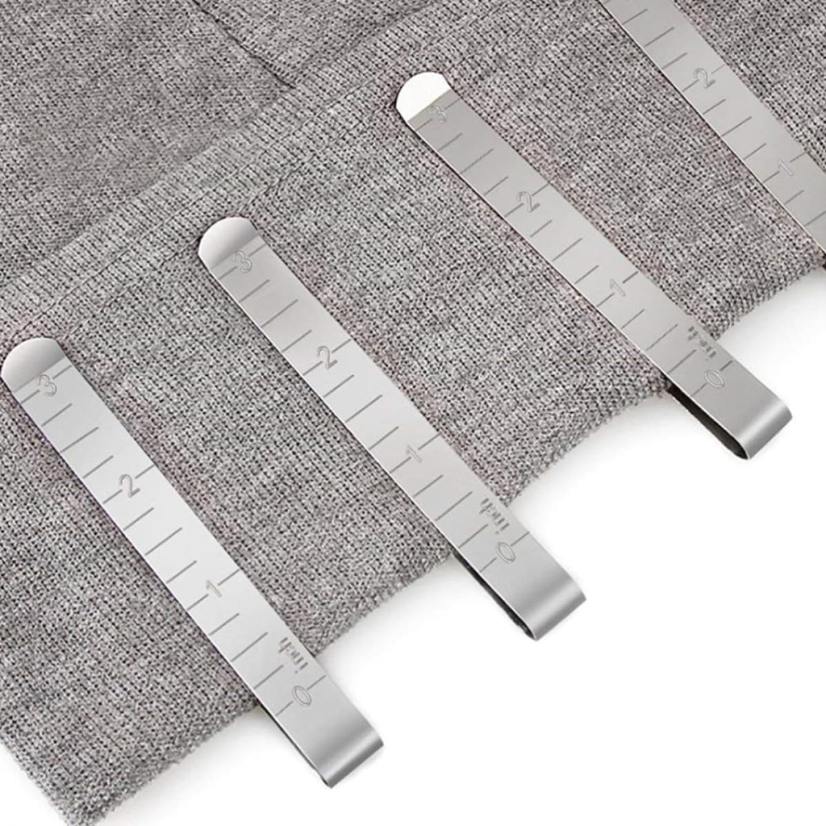 SAFIGLE 40 Pcs Metal Hemming Clips 3 Inches Sewing Clips Quilting Supplies Metal Pinning and Marking Accessories Waterproof Suitable for Hand Sewing and Hemming Shorts
