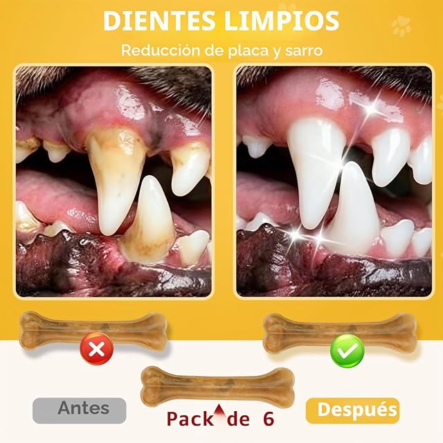 Foto 5 de 8 de Nobleza Hueso Prensado para Perros de Piel de Vacuno, Sabor a Res, Snack Natural para Fortalecer Dientes