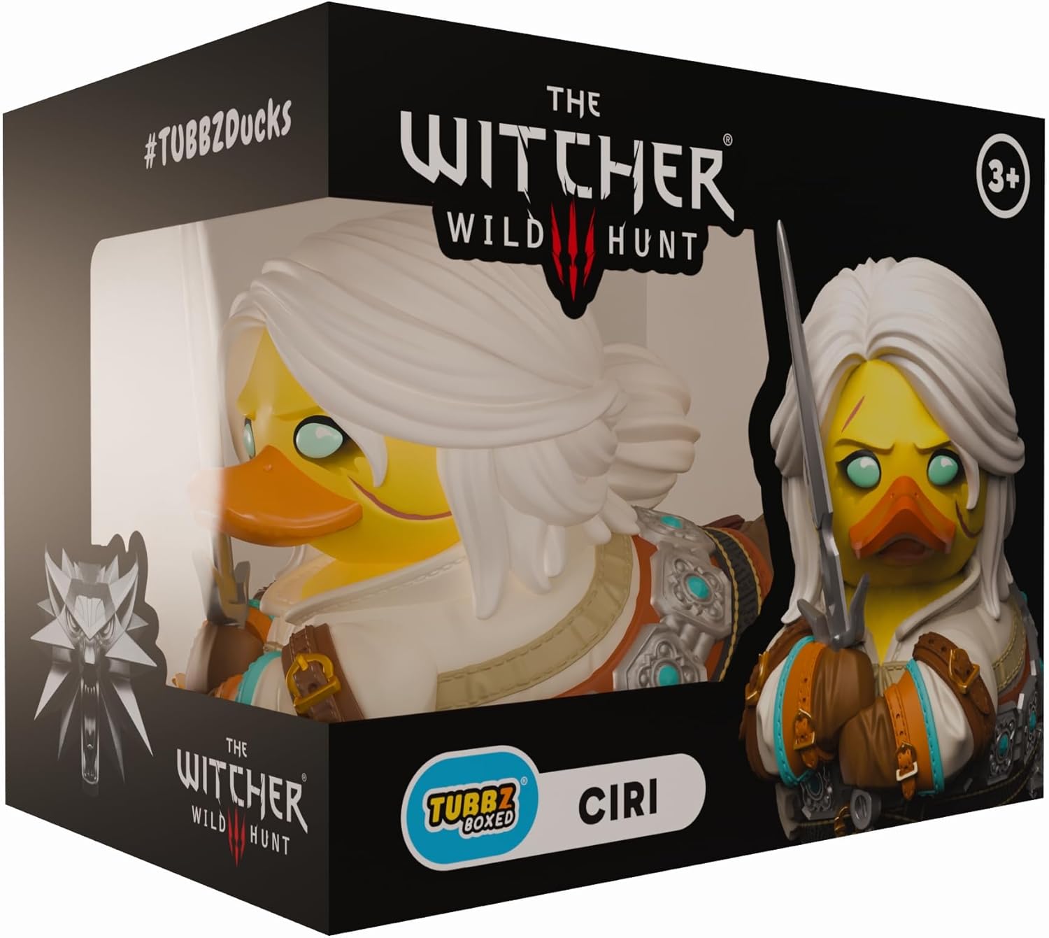 TUBBZ Boxed Edition: The Witcher - Ciri Cosplaying Rubber Duck Vinyl Figure – Official Collectible for Fans of Witcher