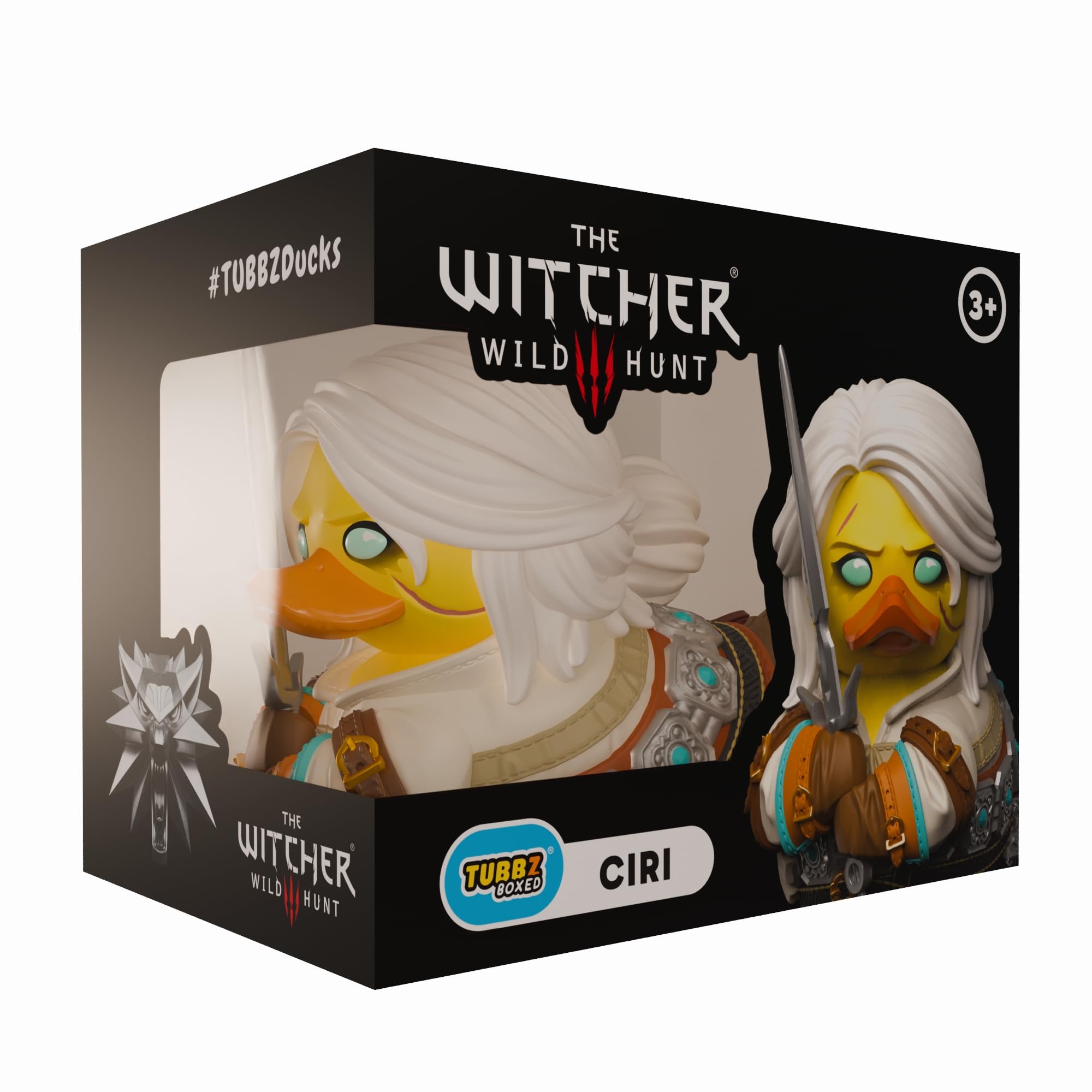TUBBZ Boxed Edition: The Witcher - Ciri Cosplaying Rubber Duck Vinyl Figure – Official Collectible for Fans of Witcher