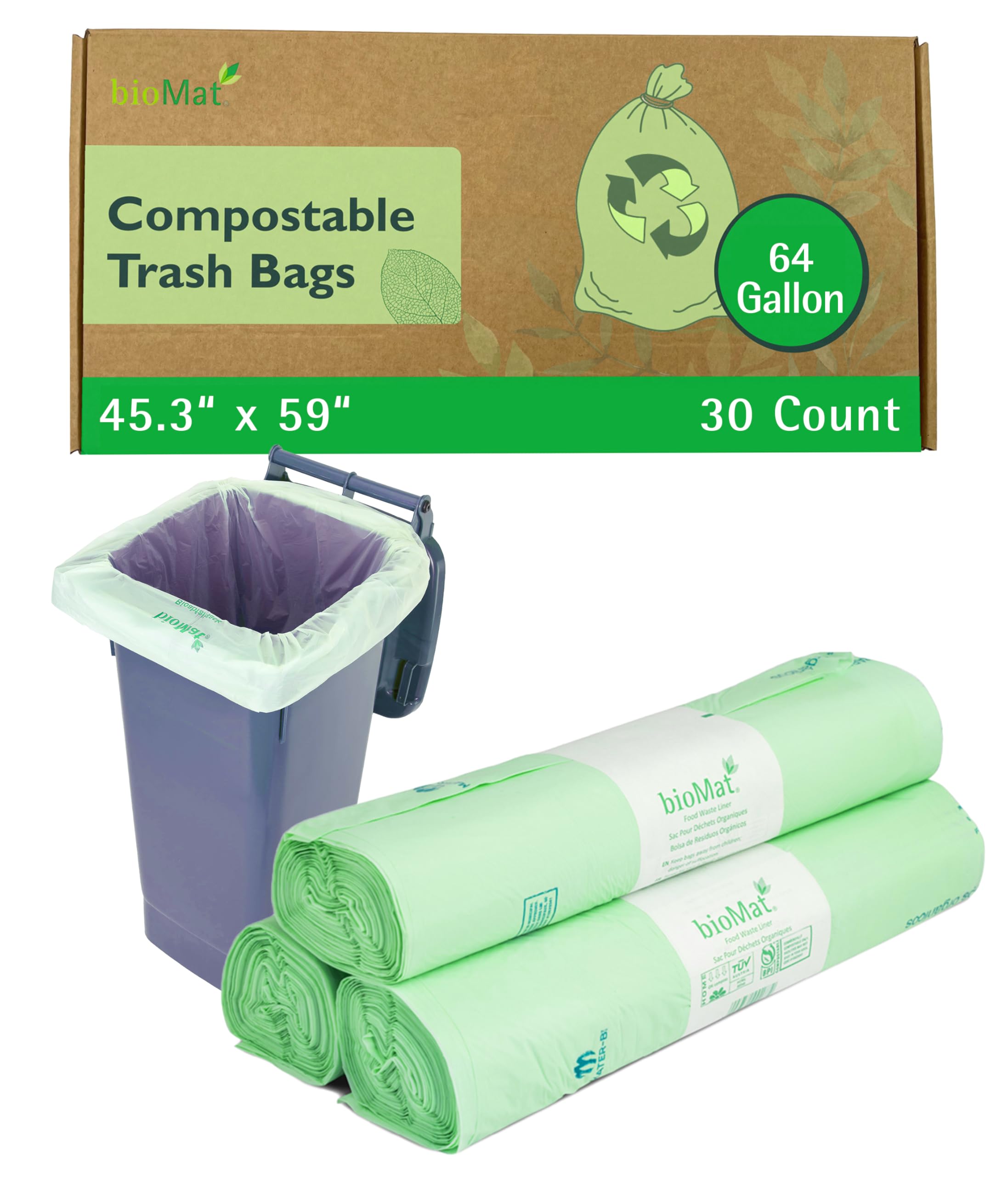 bioMat Compostable Trash Bags