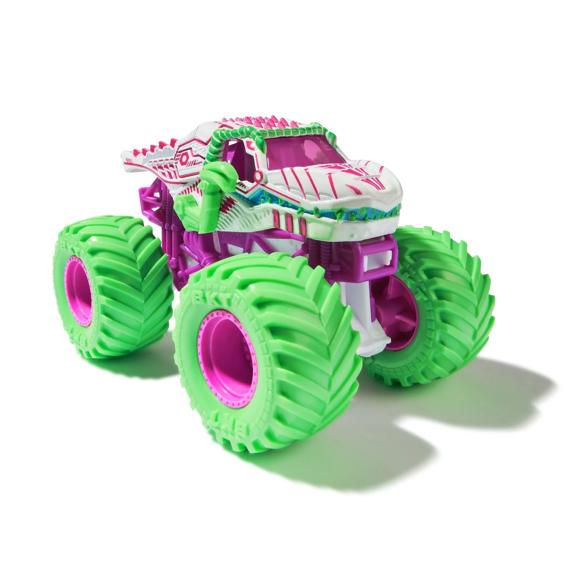 Monster Jam 2025 Official 1:64 Diecast Truck Series 42 Nitro Neon ThunderROARus, 5.5 x 6.5 x 2.75 inches - Image 2