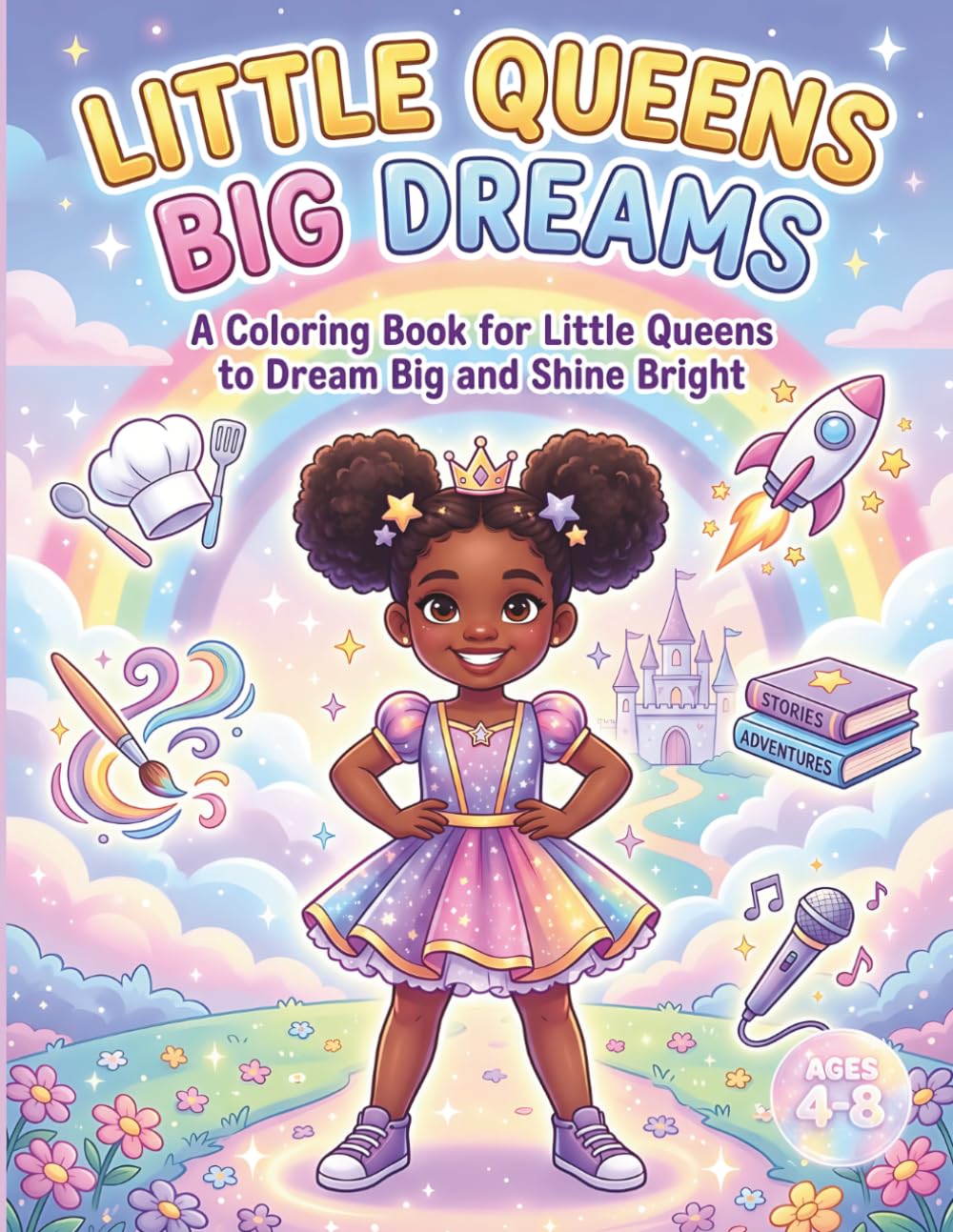 Little Queens Big Dreams: A Coloring Book for Little Queens to Dream Big and Shine Bright (Little Queens Collection)
