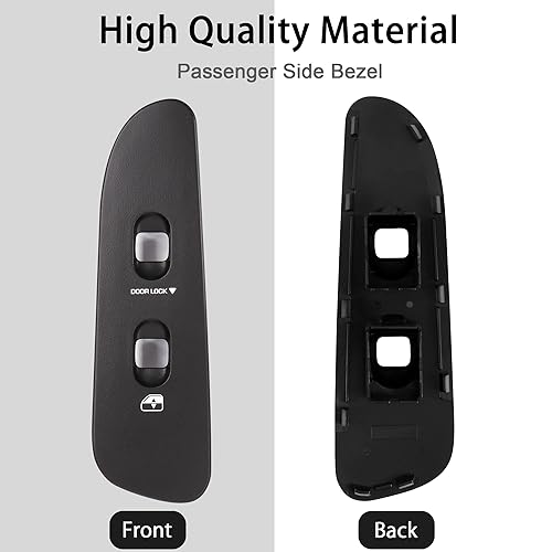 Miniatura 6 de BASIKER Cubierta para interruptor de ventana, panel de interruptor de puerta lateral del pasajero, embellecedor de bisel para Dodge Ram 1500 2500