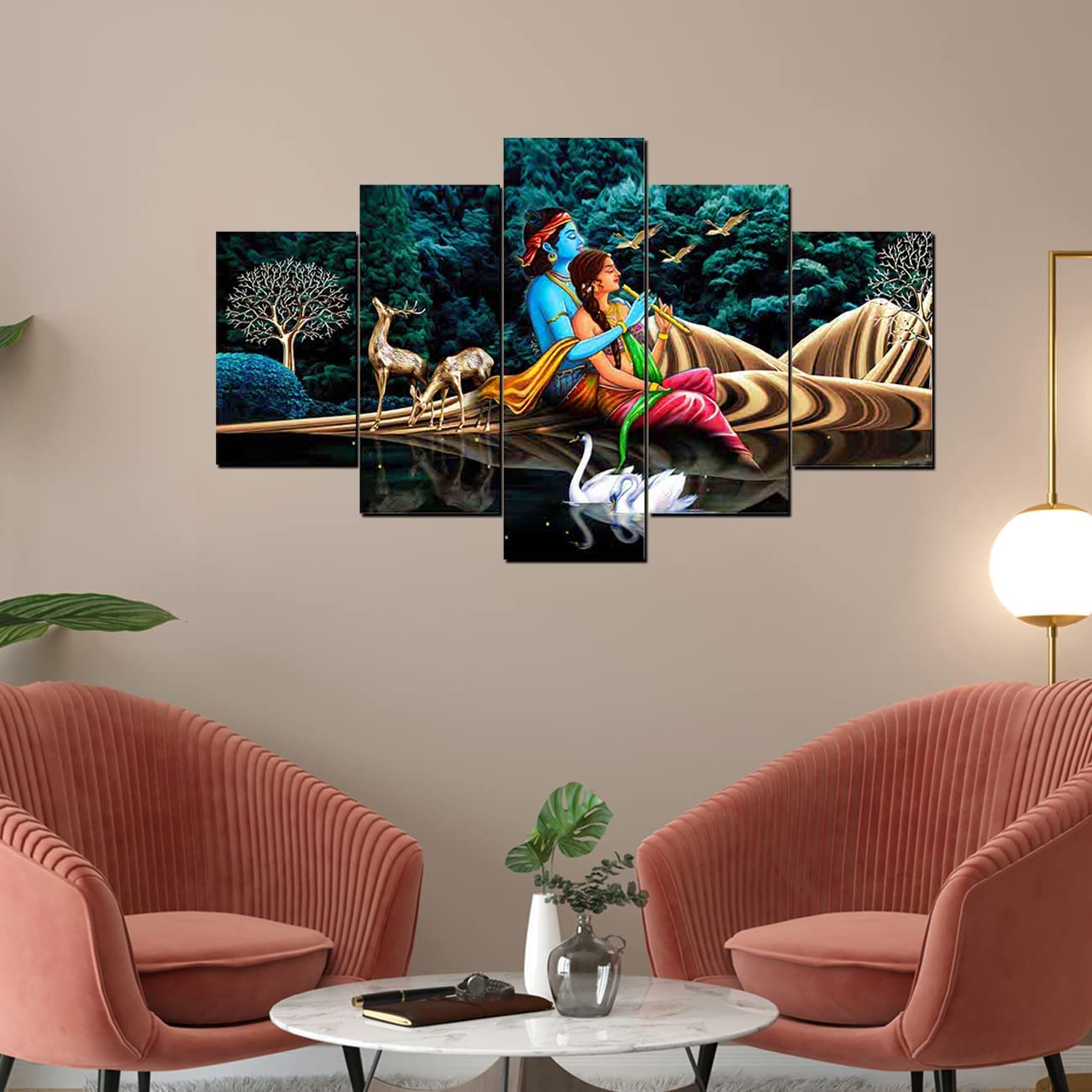 See full amazon price history chart for perpetual Radha Krishna 3D Scenery Wall Painting Set of 5 | Painting For Wall Decoration | Large Framed Wall Decor for Living Room, Office (75 x 43 cm) K6High - Wood perpetual Radha Krishna 3D Scenery Wall Painting Set of 5 | Painting For Wall Decoration | Large Framed Wall Decor for Living Room, Office (75 x 43 cm) K6High - Wood (B0CYLT845Z) Amazon Price History, Amazon Price Tracker