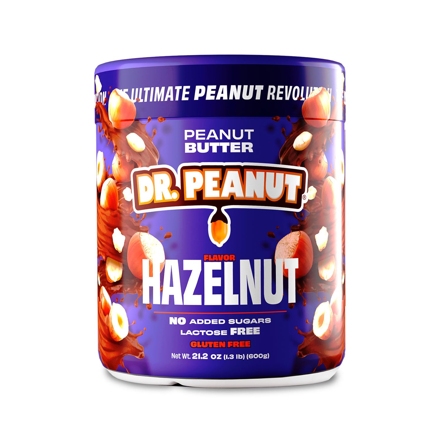 Dr Peanut Butter - 600g Hazelnut with Whey Protein