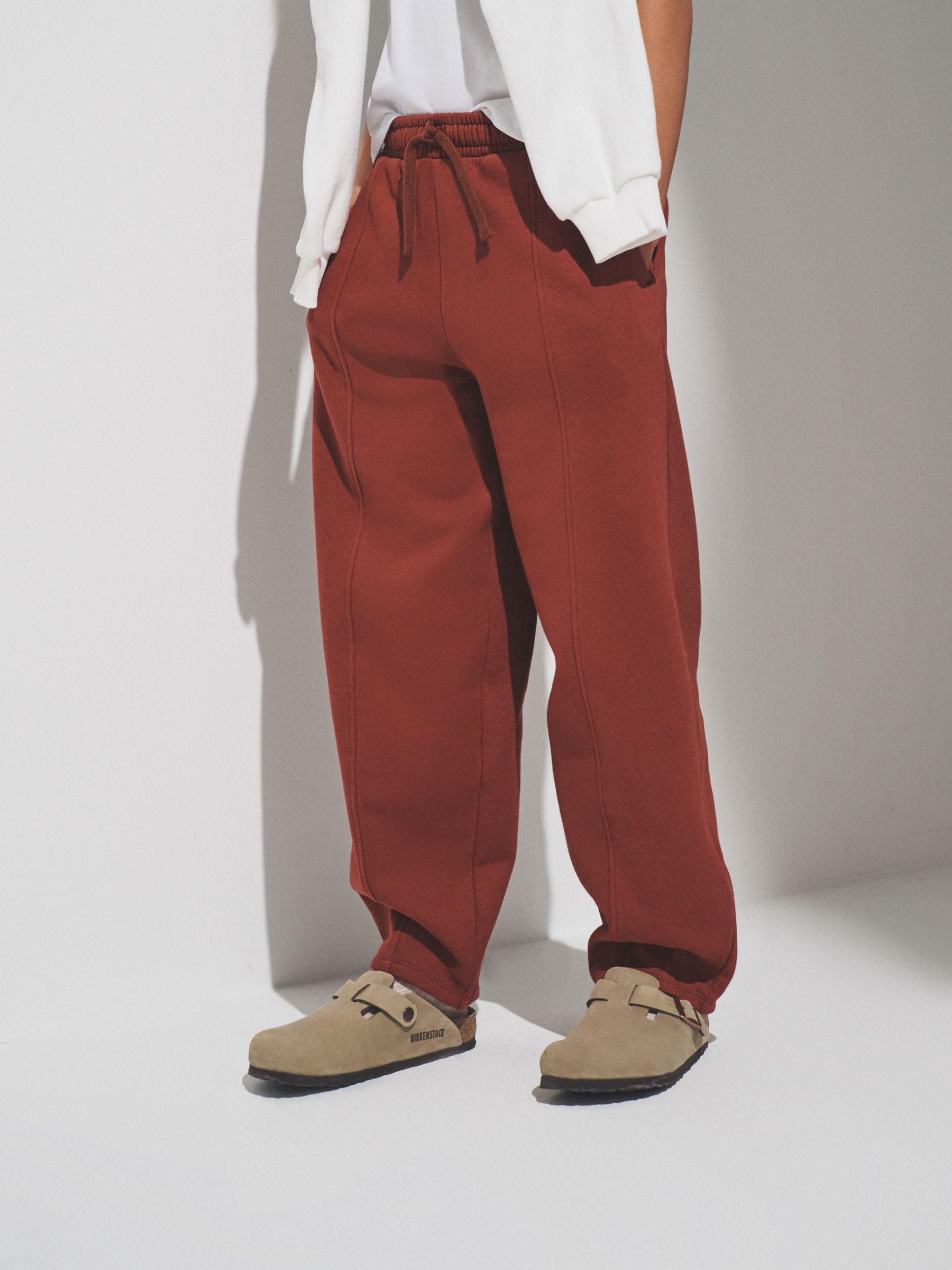 THE SET Niñas Pack de 2 Pantalones de chándal de Corte Barrel
