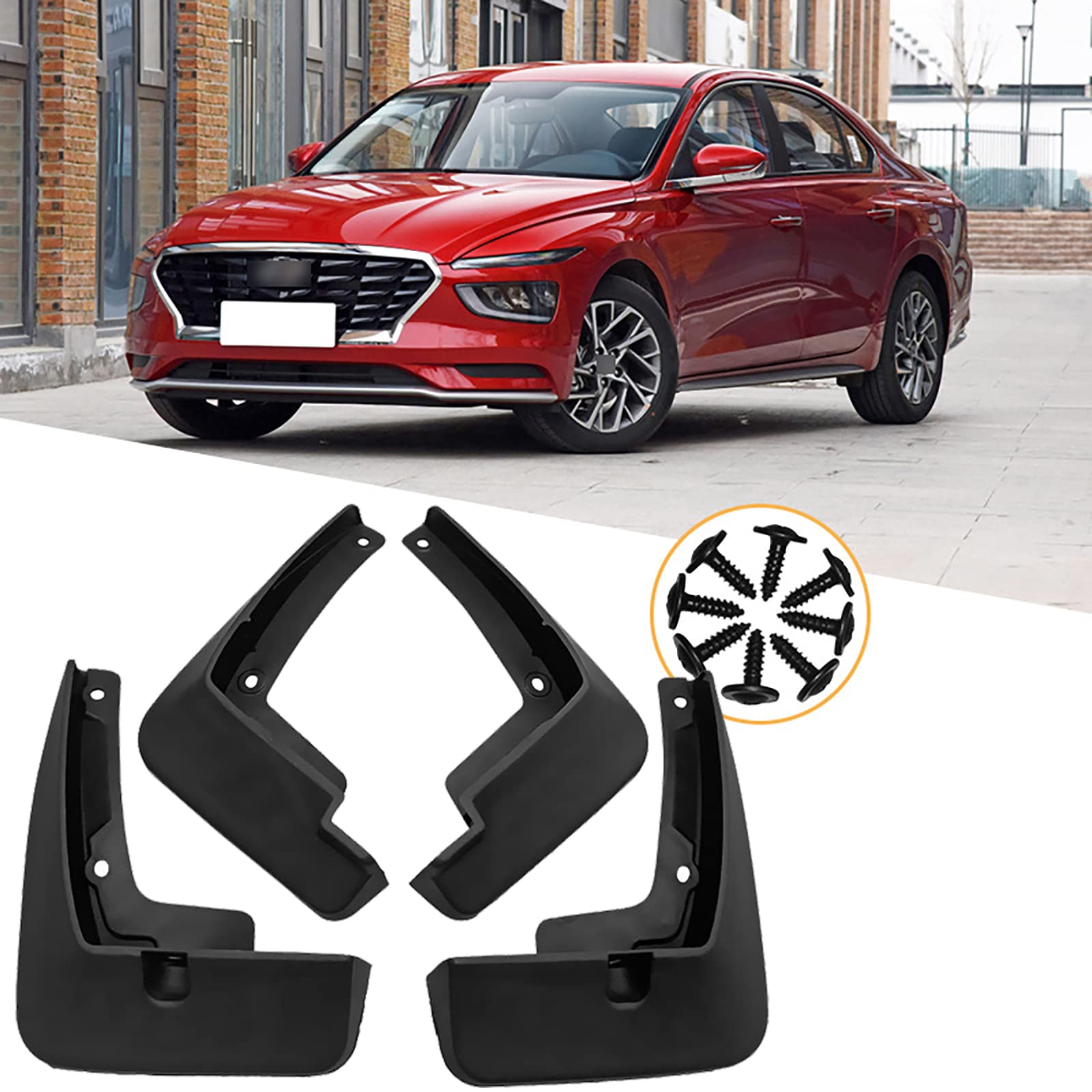 JONASC bavettes pour auto garde-boue de voiture Hyundai Mistra 2021