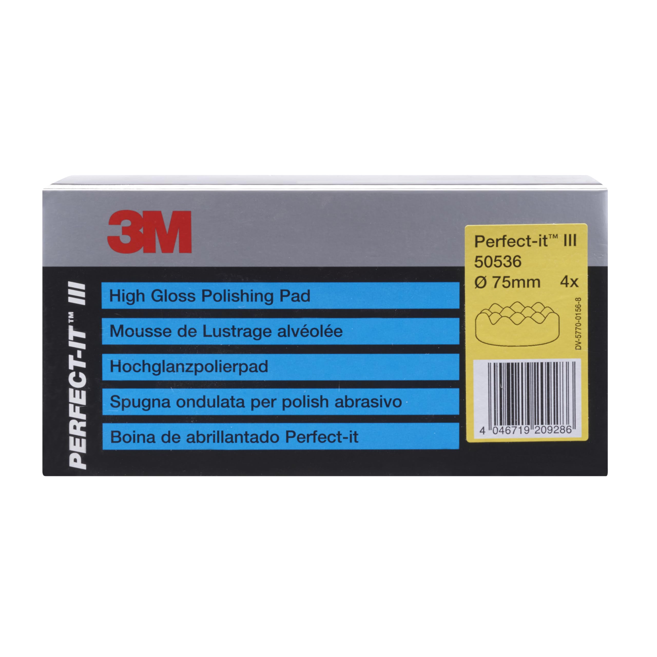 3M Perfect-ittm III lucidatura, Giallo, 75 mm