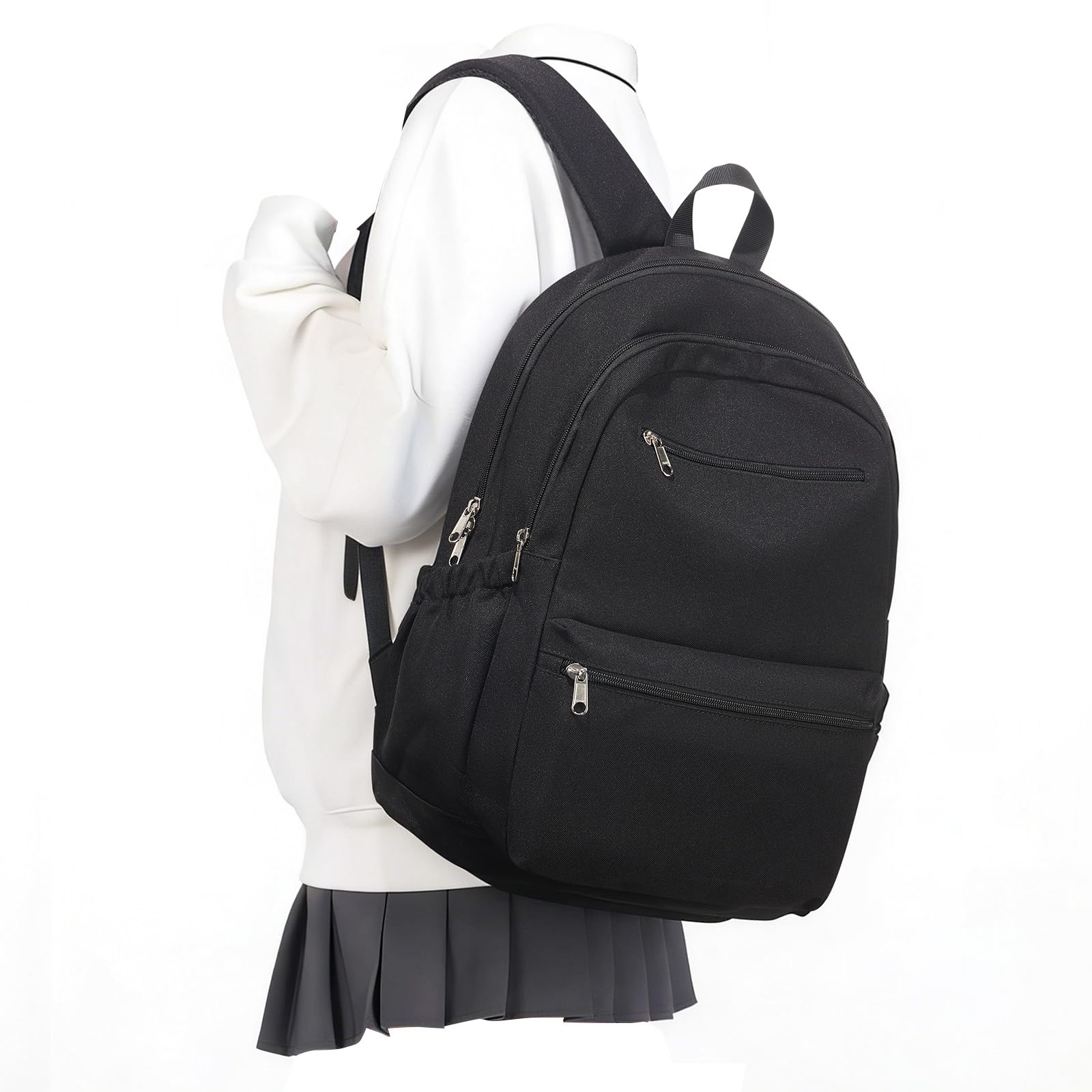 Mochilas escolares adolescentes con compartimento para portátil y protección impermeable 7