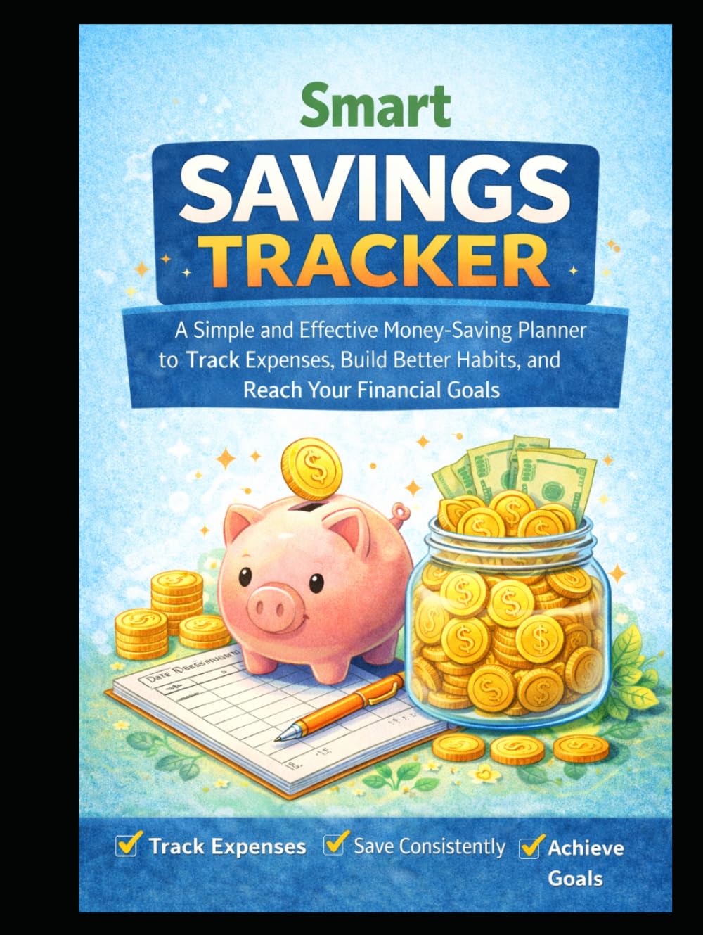 Smart Saving Tracker: A Simple and Effective Money-Saving Planner to Track Expenses, Build Better Habits, and Reach Your Financial Goals