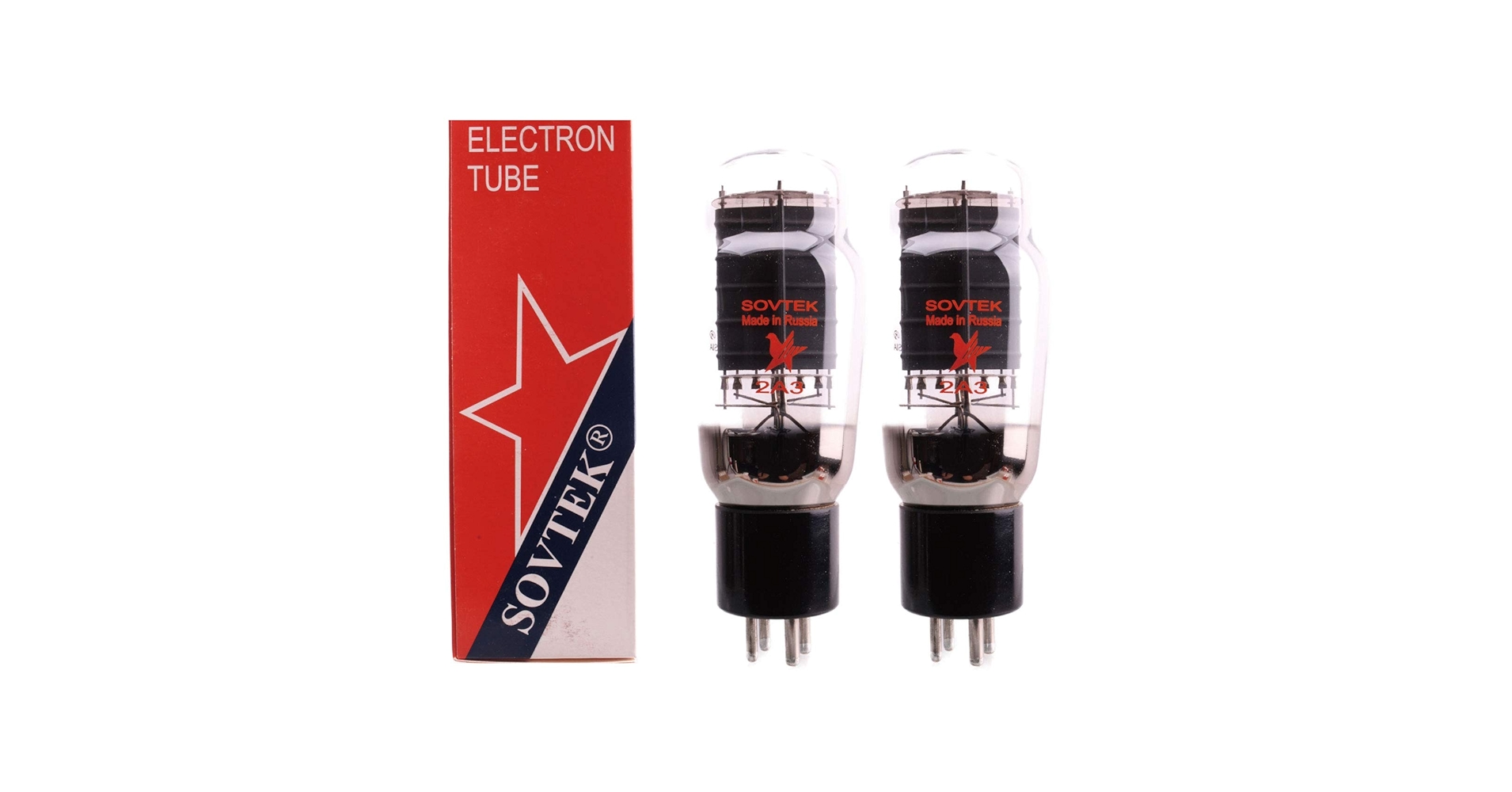 真空管 2A3 出力管　Sovtek製品 2本セット Amazon | SOVTEK 2A3 /MP マッチド2本組 ST 直熱3極管 TSOV2A3