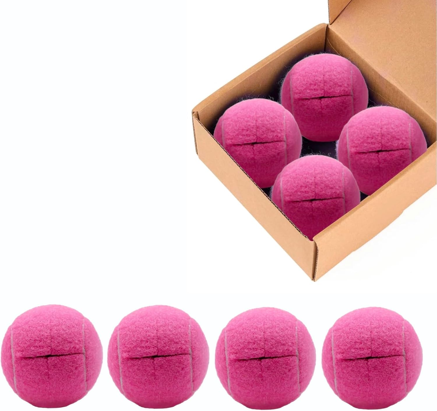 JY CLASSIC 4 PCS Walker Glide Balls, Precut Walker Tennis