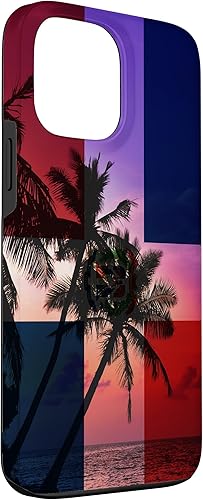 Miniatura 3 de iPhone 13 Pro Max - Bandera de República Dominicana del Océano Tropical - Funda del Orgullo Dominicano